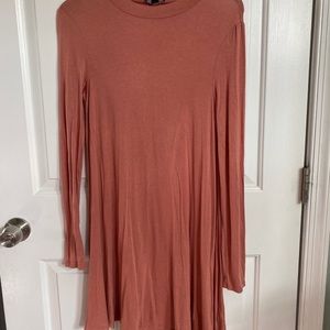 UK2LA l/s Fall color Midi Dress women size small